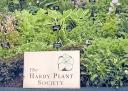 New sign for the Hardy Plant Society